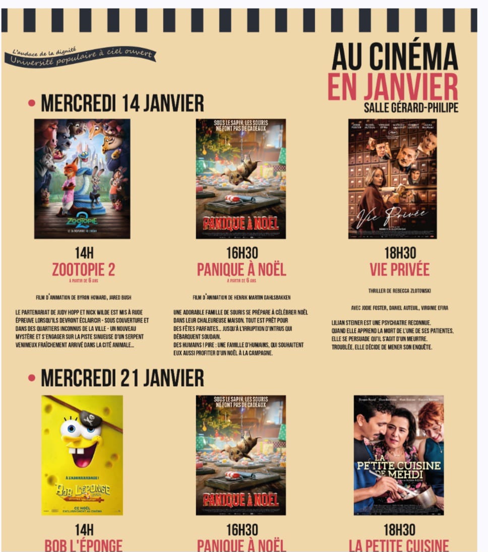 Programme Cinéma